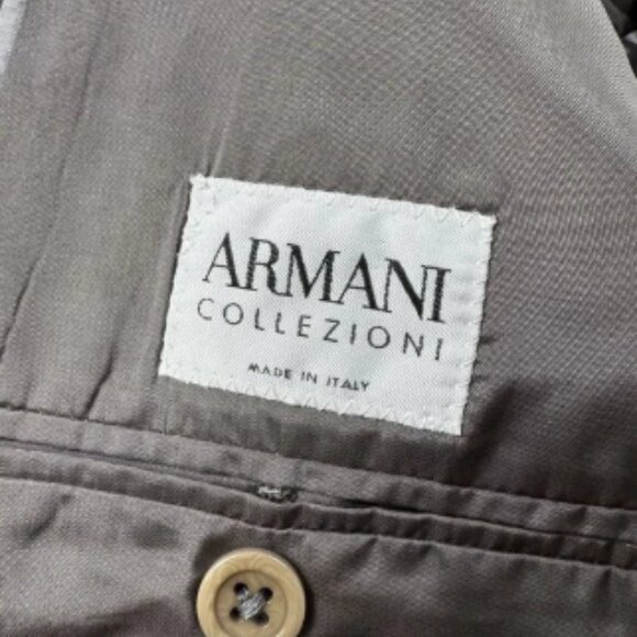 Armani Collezioni Blazer Mens 40R Gray Wool Made In Italy Neiman Marcus Designer - Picture 2 of 10